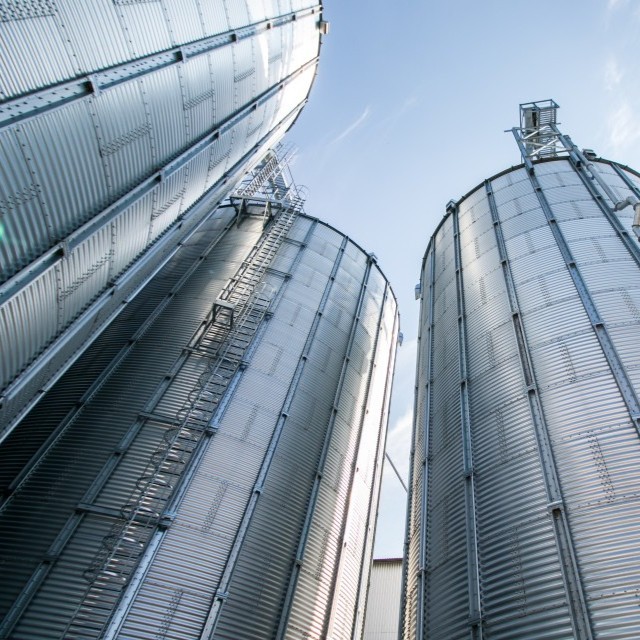 grain silos